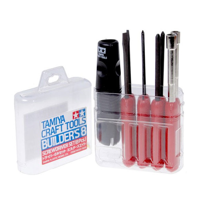 TAMIYA TOOLS / ACCESSORIES – BUILDERS 8 SCREWDRIVER