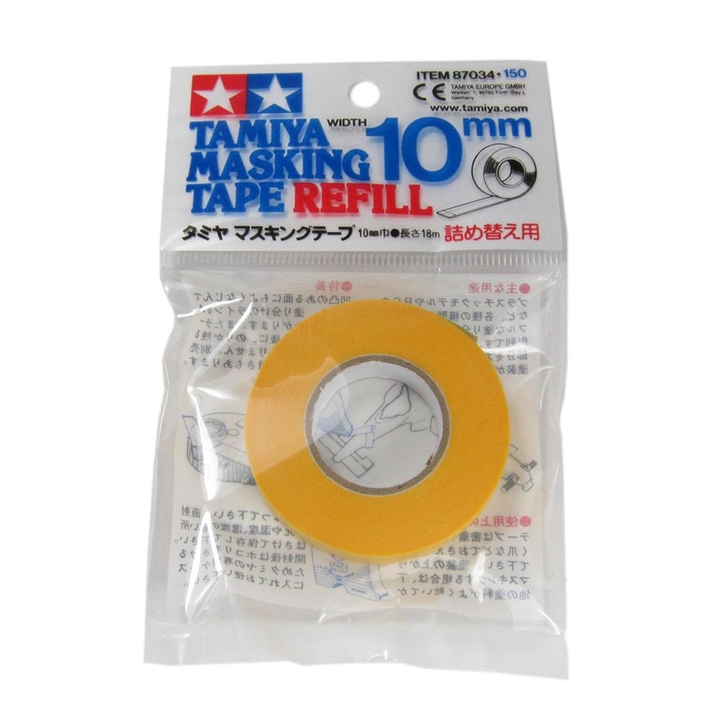 TAMIYA TOOLS / ACCESSORIES – MASKING TAPE REFILL 10MM (12)