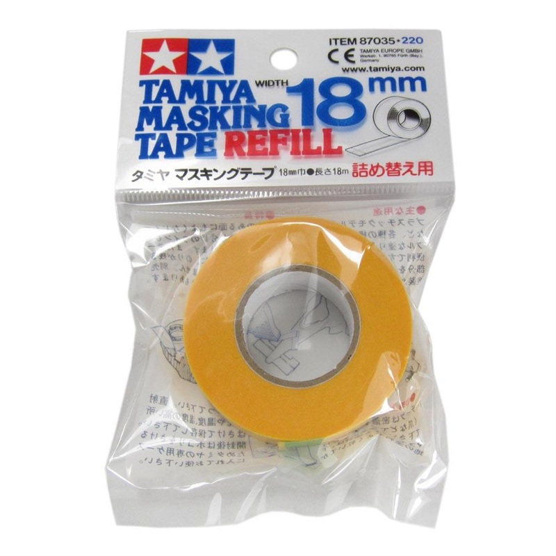 TAMIYA TOOLS / ACCESSORIES – MASKING TAPE REFILL 18MM (12)