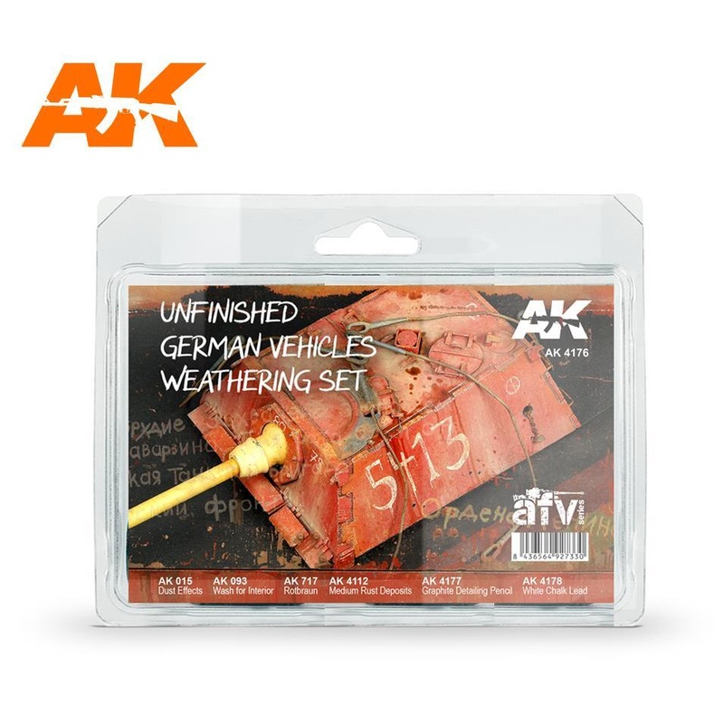 UNFINISHED GERMAN VEHICLES WEATHERING SET