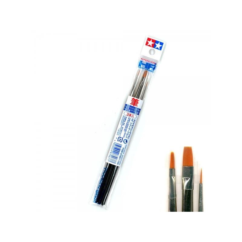 TAMIYA MODELLING BRUSH HF Standard 3 brush set