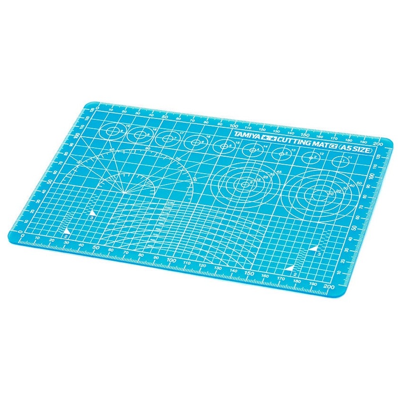 TAMIYA TOOLS / ACCESSORIES – CUTTING MAT (A5 BLUE)