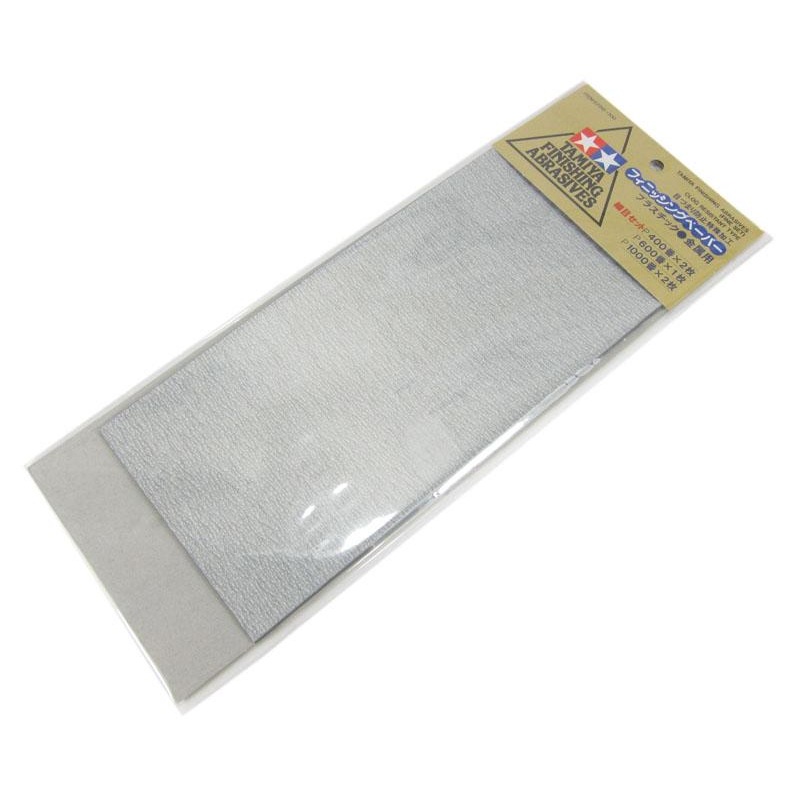 TAMIYA TOOLS / ACCESSORIES – FINISHING ABRASIVES FINE