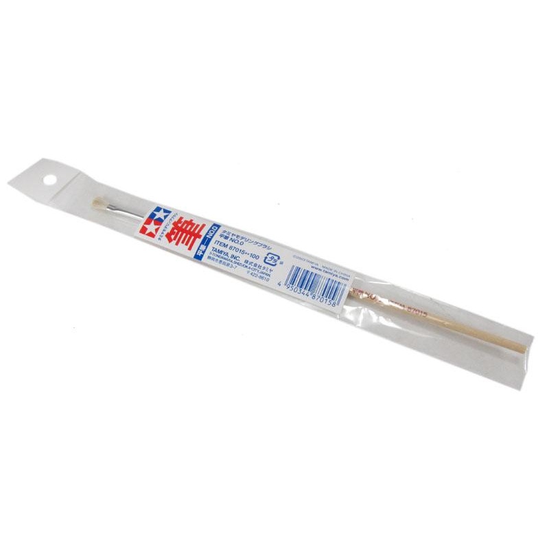 TAMIYA TOOLS / ACCESSORIES – FLAT BRUSH NO.0 (20 MIN)