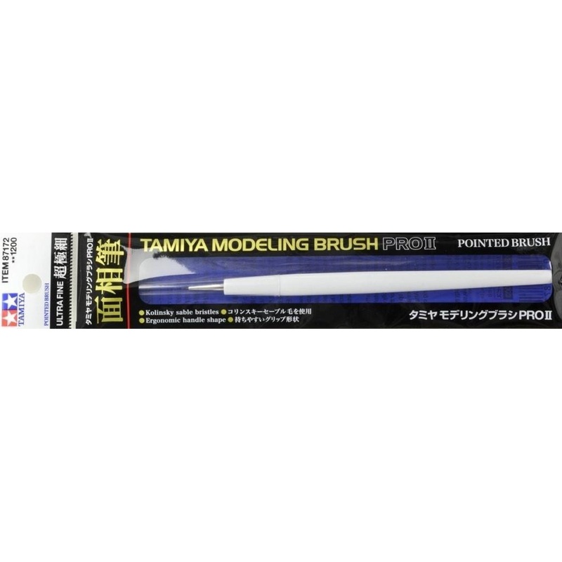 TAMIYA TOOLS / ACCESSORIES – PRO II POINTED BRUSH U FINE