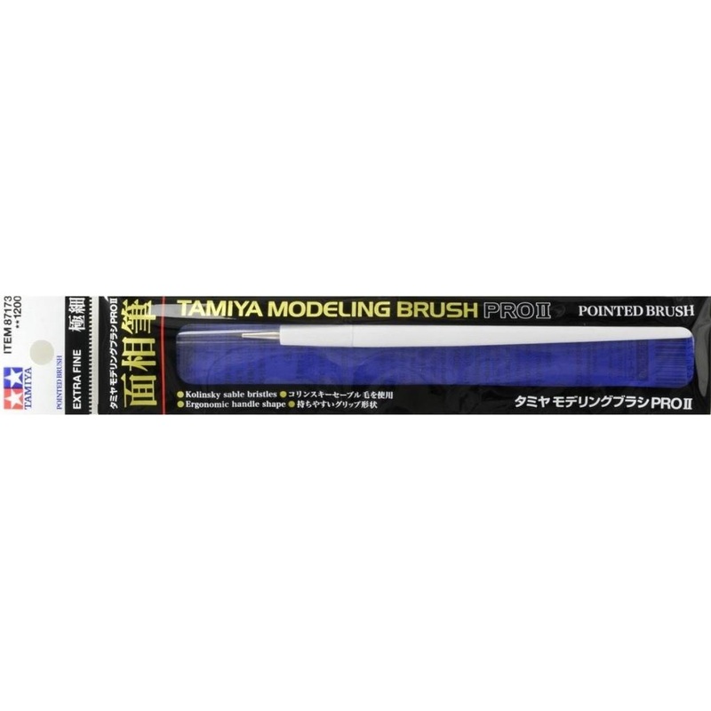 TAMIYA TOOLS / ACCESSORIES – PRO II POINTED BRUSH X FINE (1)
