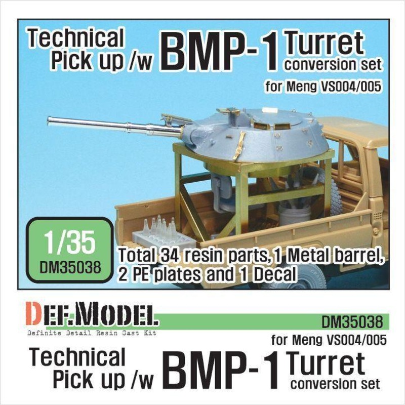Technical Pick up /w BMP Turret Conversion set(for Meng VS004.005 1/35)