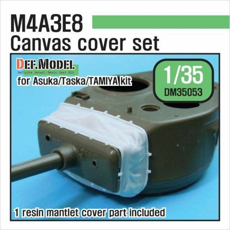 US M4 Sherman 76(w) turret canvas cover set (for Asuka 1/35)