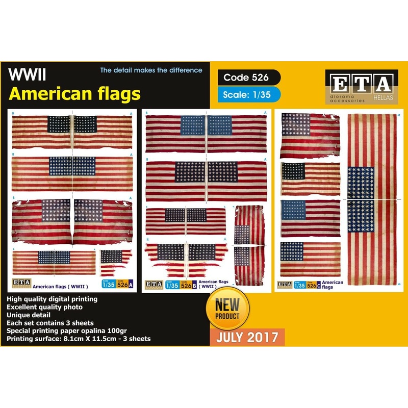 USA – flags 1/35 scale