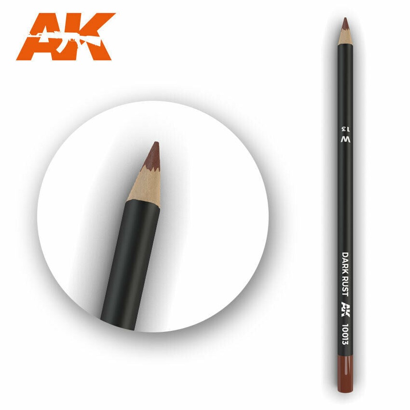 Watercolor Pencil Dark Rust
