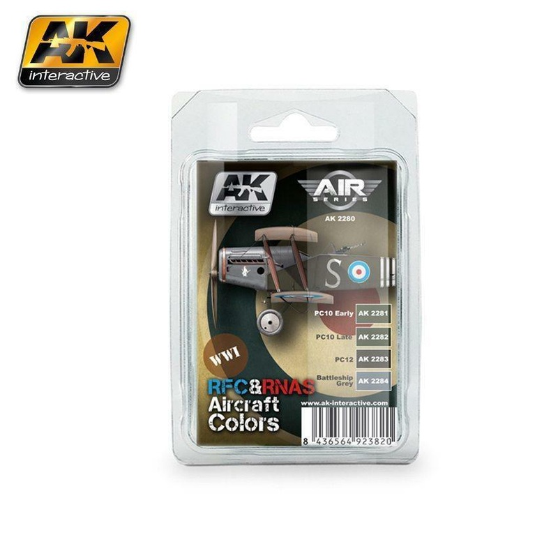 WW1 RFC & RNAS AIRCRAFT COLORS paint set