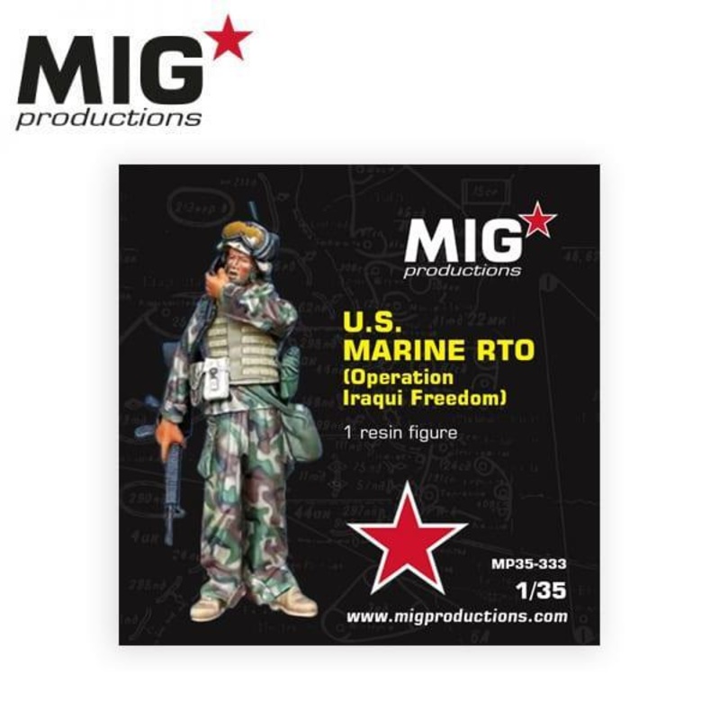 U.S. MARINE RTO (Operation Iraqui Freedom) 1/35 scale resin model kit