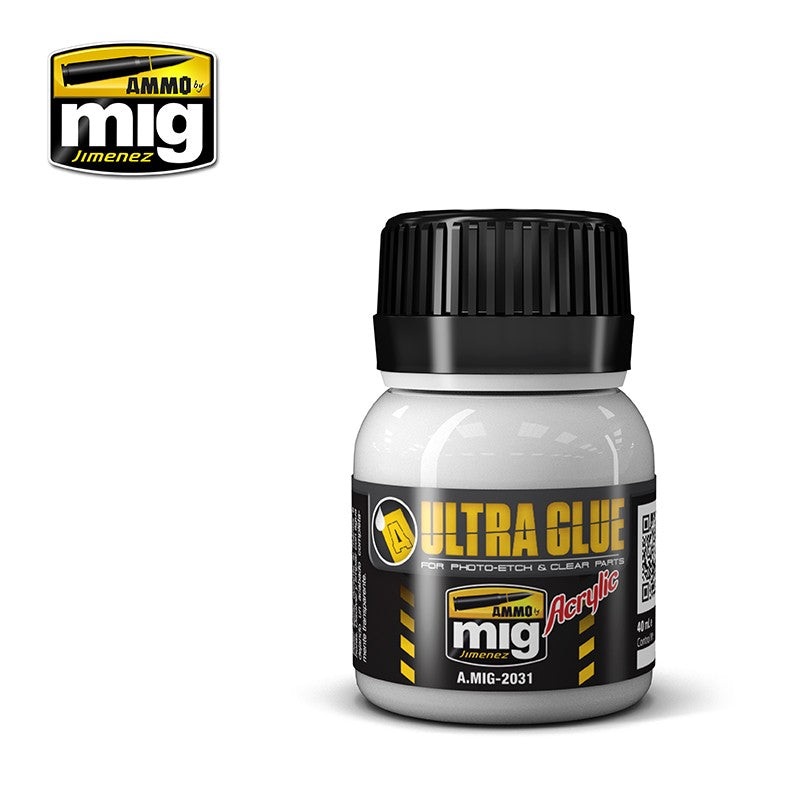 ULTRA GLUE – FOR ETCH, CLEAR PARTS & MORE (acrylic waterbase glue)