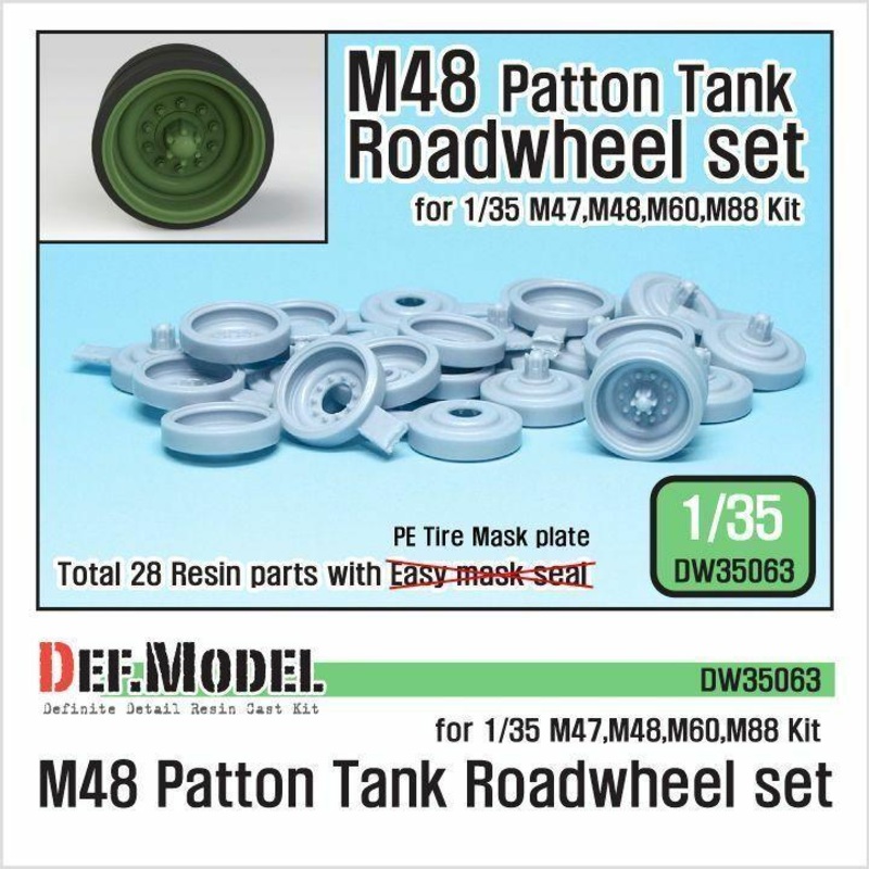 US M48 MBT Series Road wheel set (for Dragon 1/35)