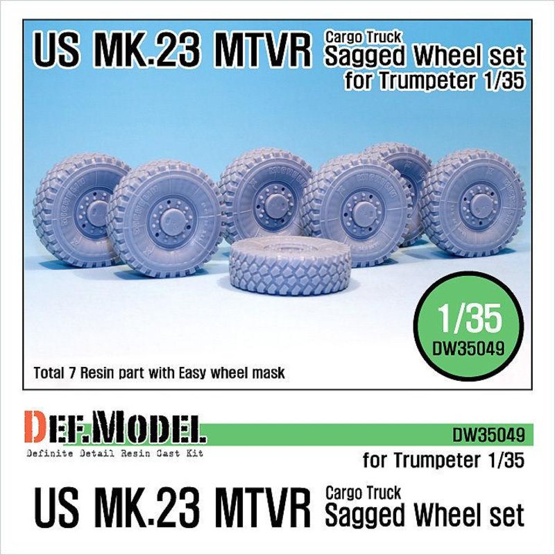US MK.23 MTVR Sagged Wheel set (for Trumpeter 1/35)