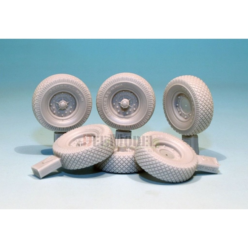 WW2 U.K LRDG Truck Wheel set (for Tamiya 1/35)