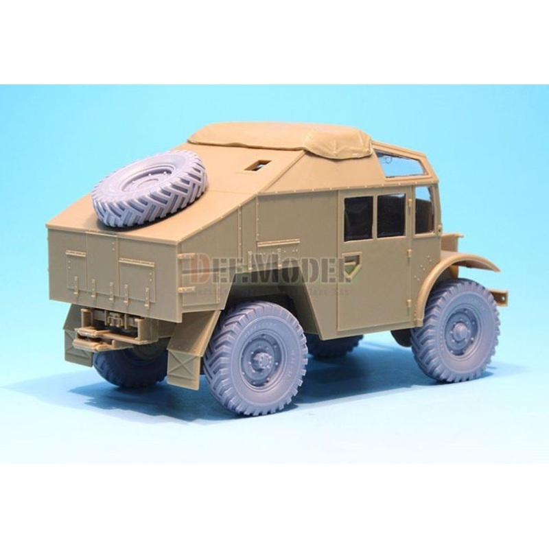 WW2 UK Quad gun truck wheel set (for Tamiya 1/35)