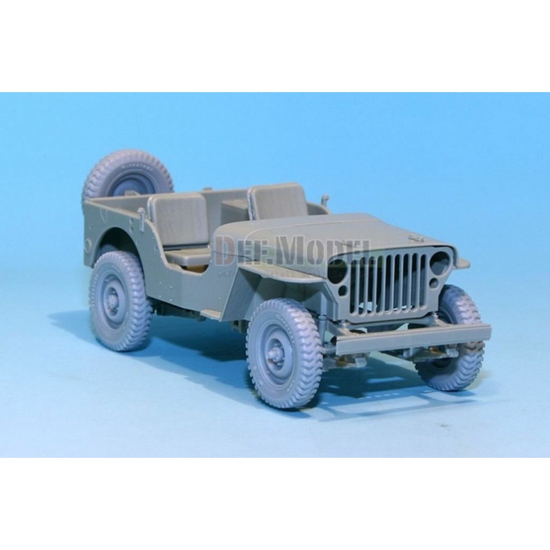 WW2 US 1/4 ton ‘Early’ Wheel set (for Willys/Ford GP/Bantam 1/35)