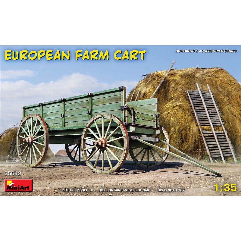 Miniart 1/35 WW2 EUROPEAN FARM CART