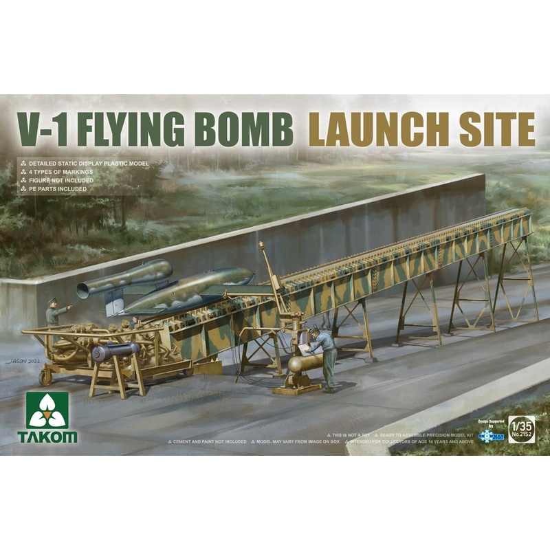 Takom 1/35 V-1 Flying Bomb Launch Site # 02152