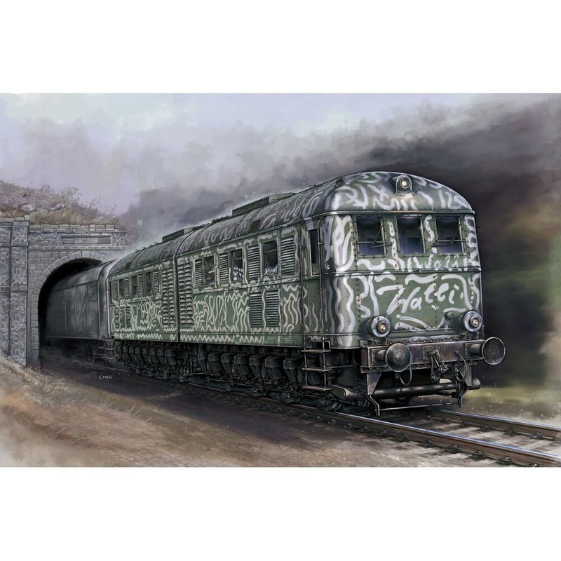 Trumpeter 00225 Wehrmachtslokomotive V188 Locomotive 1:35 Plastic Model Kit