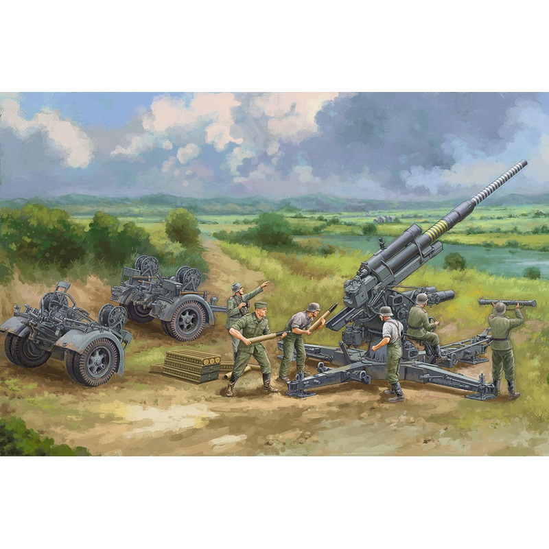 Trumpeter 1/35 WW2 German 8.8cm Flak 36/37 88mm gun and crew