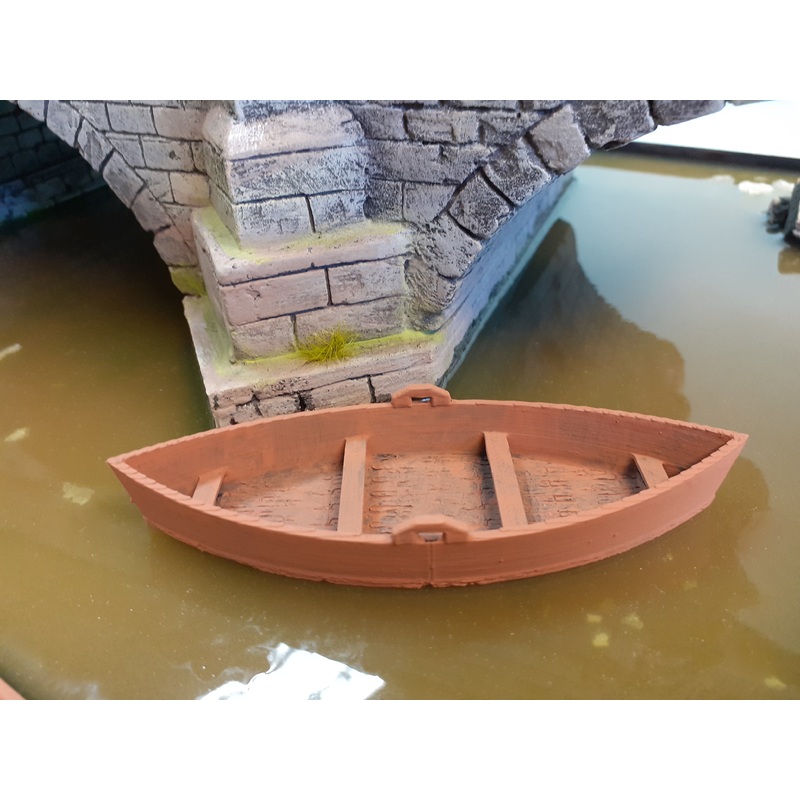 Wargaming Warhammer 28mm Blot Action 3D printed Rowing Boat