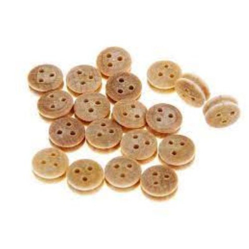 ARTESANIA ACCESSORIES 3 Hole Boxwood deadeye 2.5mm diameter. 10 pack