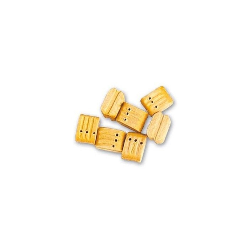 ARTESANIA ACCESSORIES TRIPLE BLOCK BOXWOOD 7mm (Pack of 10)