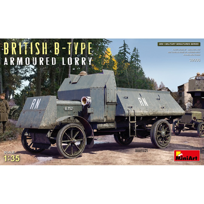 Miniart 1/35 WW1 BRITISH B-TYPE ARMOURED LORRY
