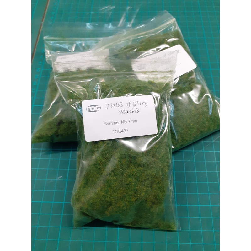 Nylon static grass Summer Mix pack (3 x 30g pack 2mm,4mm + 6mm lengths)