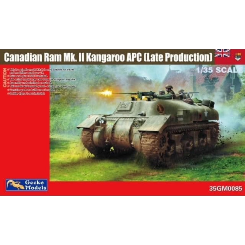 Gecko 1/35 WW2 Canadian Ram Mk.II Kangaroo APC (Late production)