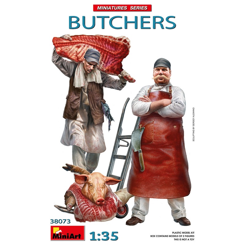 Miniart 1/35 Butchers  Market traders 1940’s