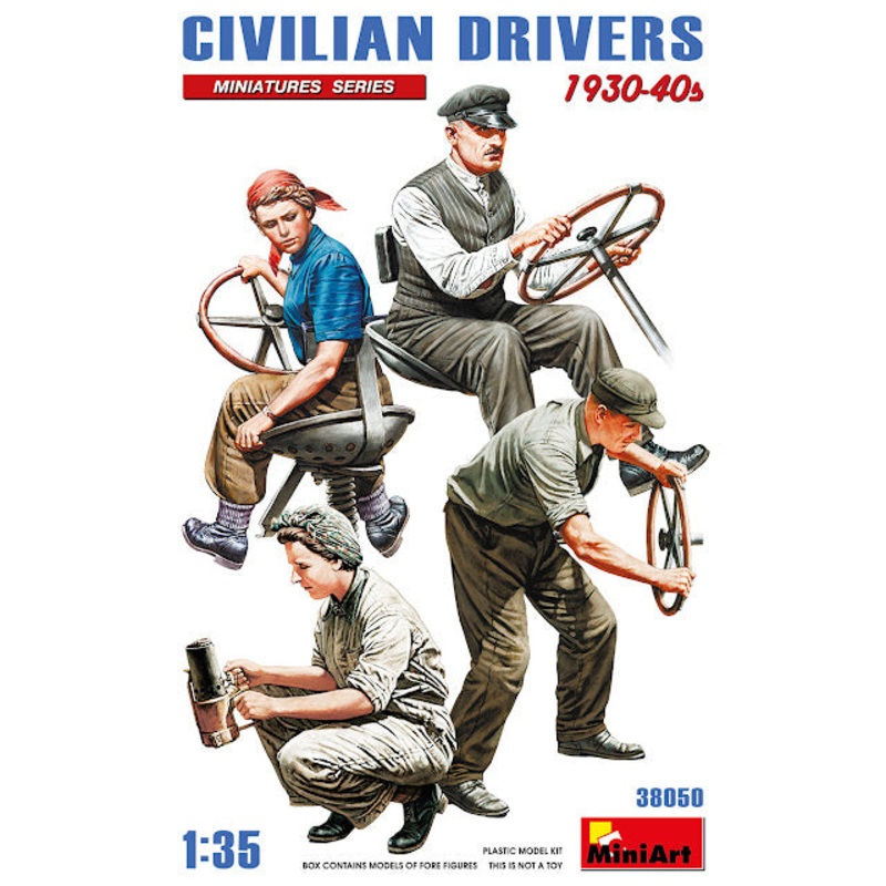 Miniart 1/35 CIVILIAN DRIVERS 1930-40s