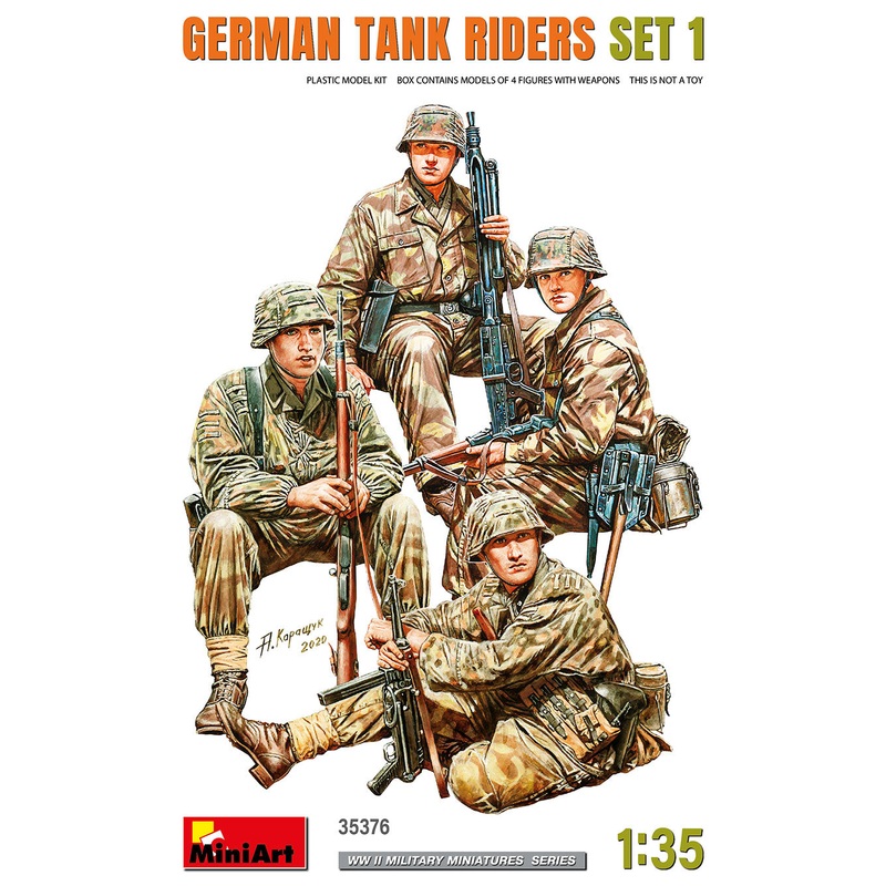 Miniart 1/35 scale WW2 German Tank Riders #1