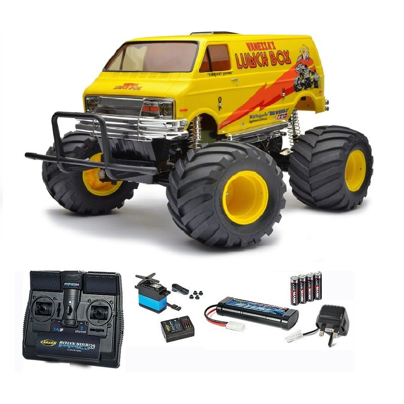 Tamiya 58347 The Lunch Box CW-01 Electric Monster Truck RC Model Car Kitstarter pack