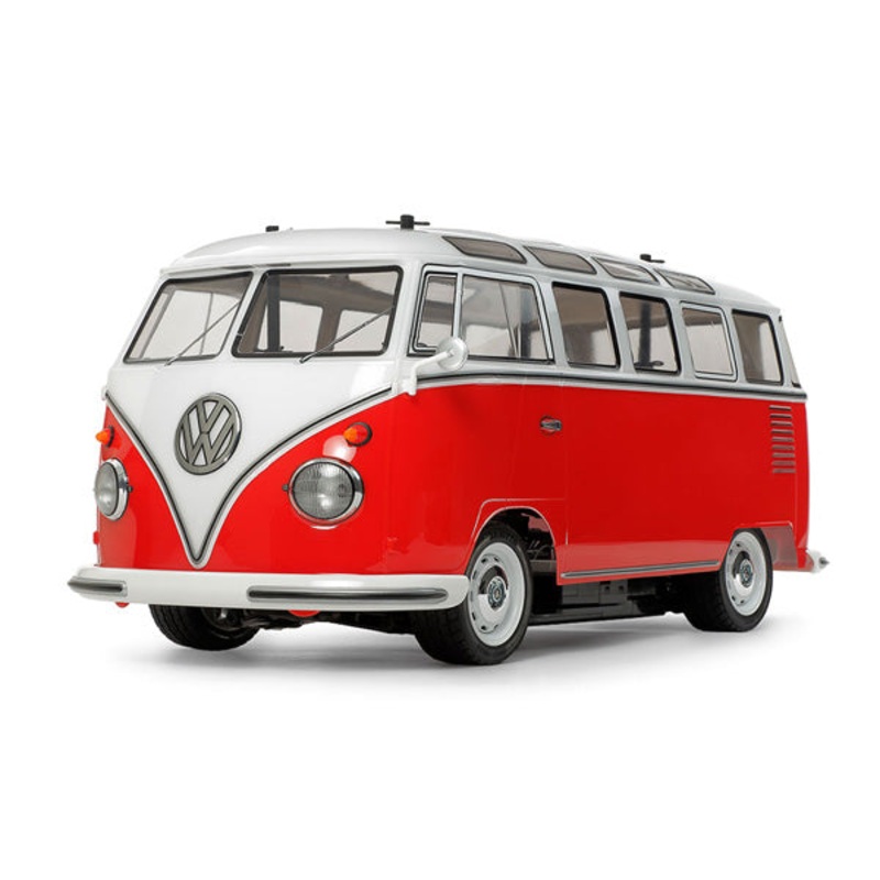 Tamiya R/C Volkswagen Type 2 T1 Red and White painted (M-06)