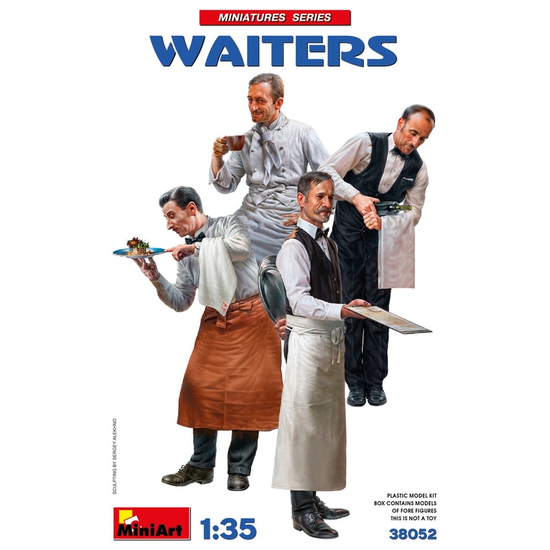 Miniart 1/35 scale 1940’s WAITERS