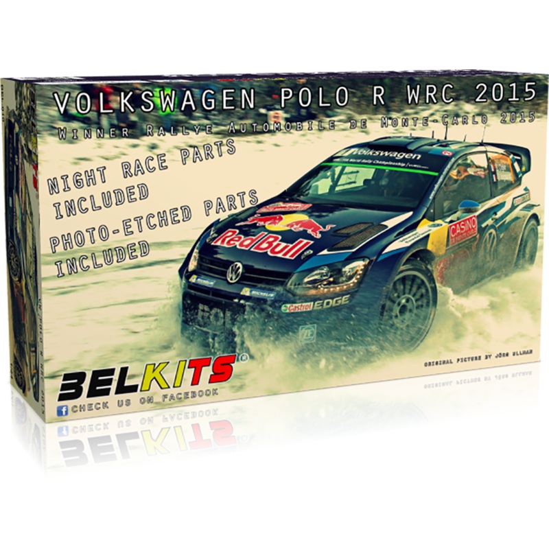 Belkits 1/24 VW Polo WRC 2015 car model kit