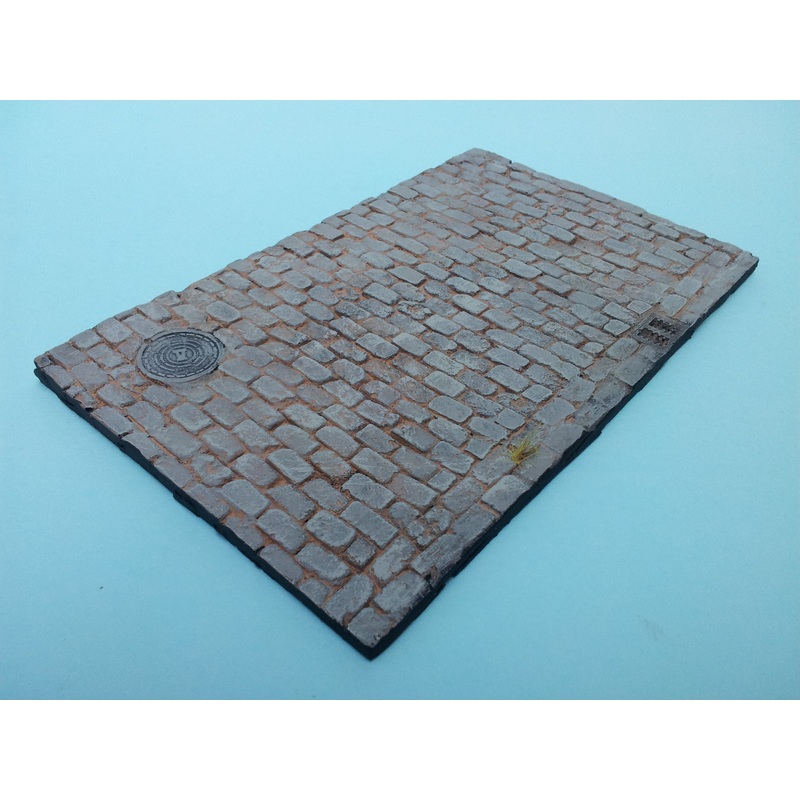 1/24 Scale display base #3 cobbled Base measures 190mm x 120mm