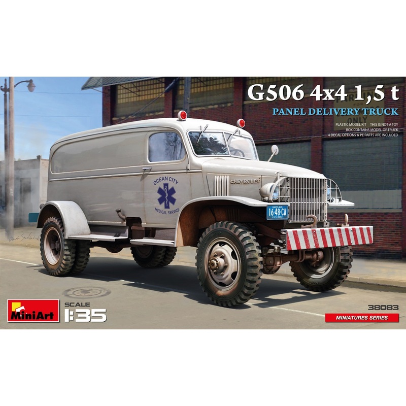 Miniart 1/35 G506 4?4 1,5 t PANEL DELIVERY TRUCK