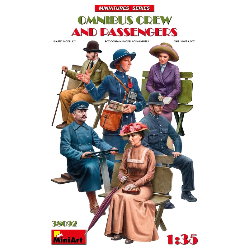 Miniart 1/35 WW1 OMNIBUS CREW AND PASSENGERS