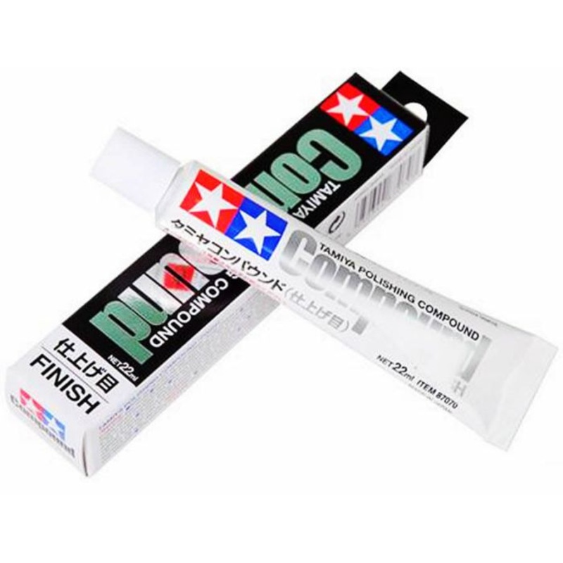Tamiya Polishing Compound Finish (fine) 22ml tube