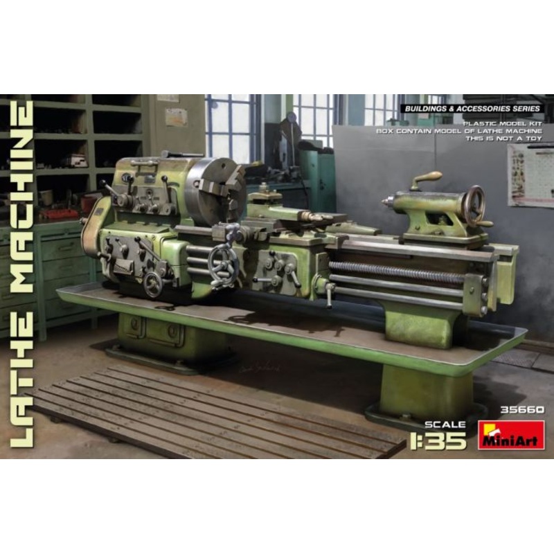 Miniart 35660 Lathe Machine 1:35 Model Kit
