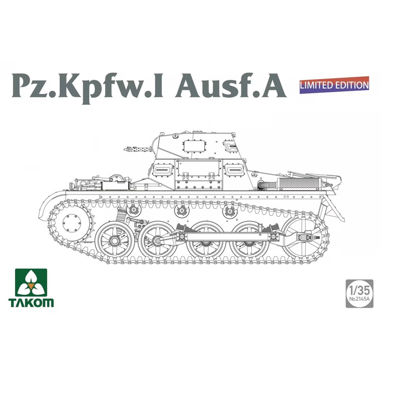 TAKOM 1/35 WW2 Gerrman Pz.Kpfw. I Ausf. A – Limited Edition