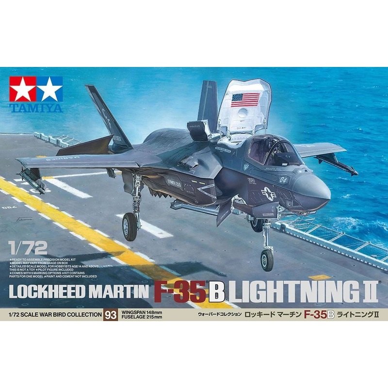 Tamiya 60793 Lockheed Martin F-35B Lightning II 1:72 Model Kit