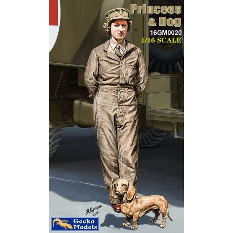 Gecko 1/16 WW2 ATS ‘the Princess with dog’