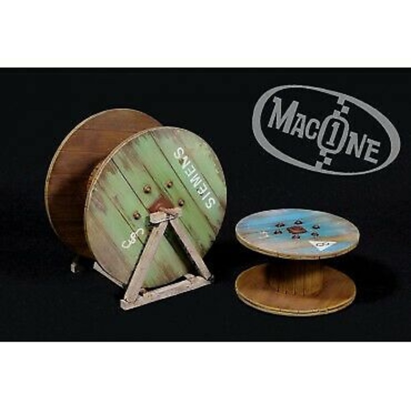 MacOne 1/35 scale resin model kit Industrial Reels Set #2