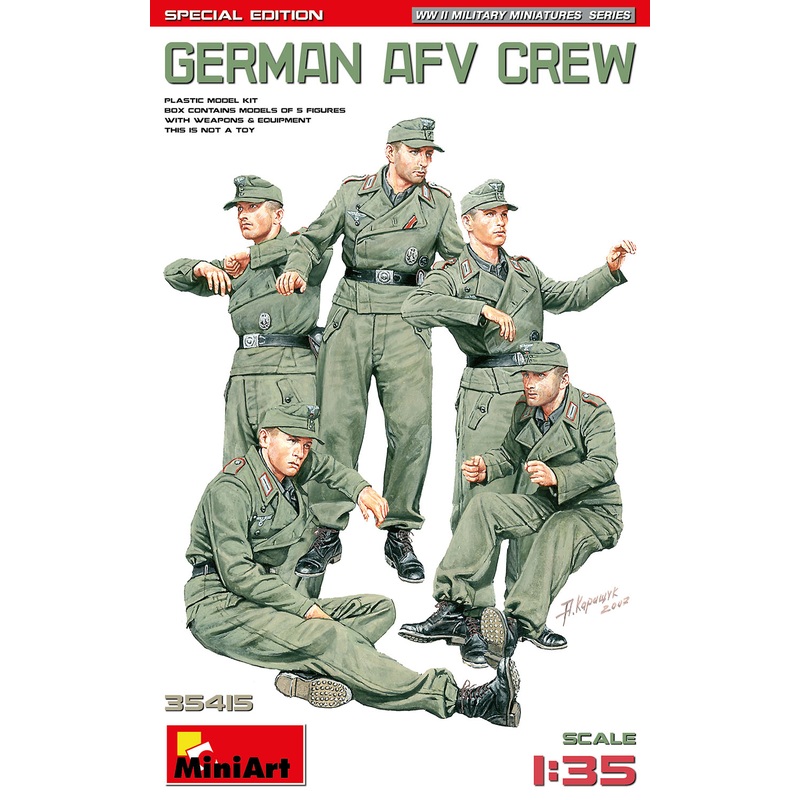Miniart 1/35 WW2  GERMAN AFV CREW. Figures SPECIAL EDITION