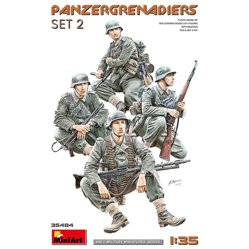 Miniart 1/35 WW2 GERMAN PANZERGRENADIERS SET 2